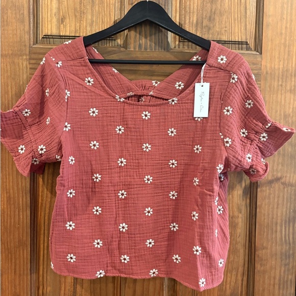 NWT - Rylee + Cru Francie blouse + Sparrow skirt Daisy embroidery set - Picture 5 of 5